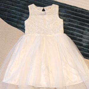 Cat & Jack White Lace Kids Dress Size 6